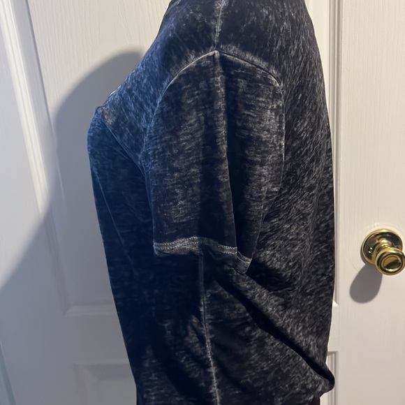 Grey Rock and Roll Skeleton Hand shirt - Picture 3 of 4